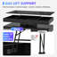Table basse à plateau relevable de 47 po avec lumières à DEL et station de charge, centre de table moderne ultrabrillant avec 2 tiroirs de rangement, conception à double couche-129437198