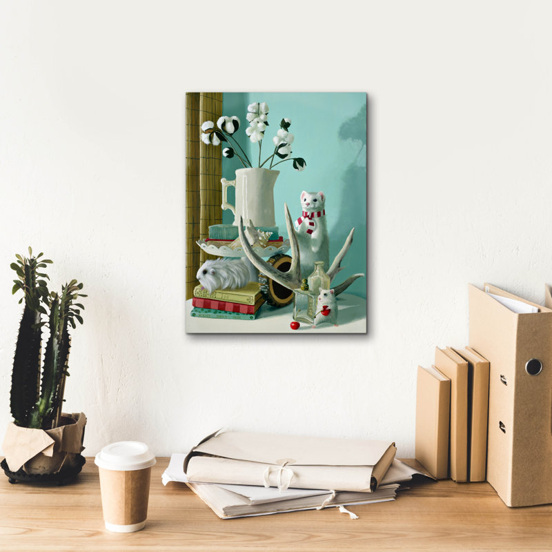  «Winter Night» par Heather Gauthier, art mural sur toile, 12 po x 16 po