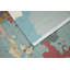 Contemporary Hand Knotted Abstract Area Rug in Teal-1916713567