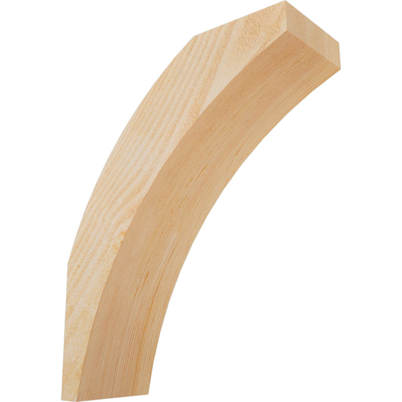 Genouillère Thorton, Sapin Douglas de 6 po (sciage brut), 16 po X P 20 po H