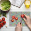 Multicolore planche à découper en verre trempé Ambesonne