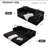 Addisin King-Size Foldable Sleeper Sofa Bed – Convertible Compression Mattress Couch with 2 Removable Bolster Armrests & 2 Pillows-835783587