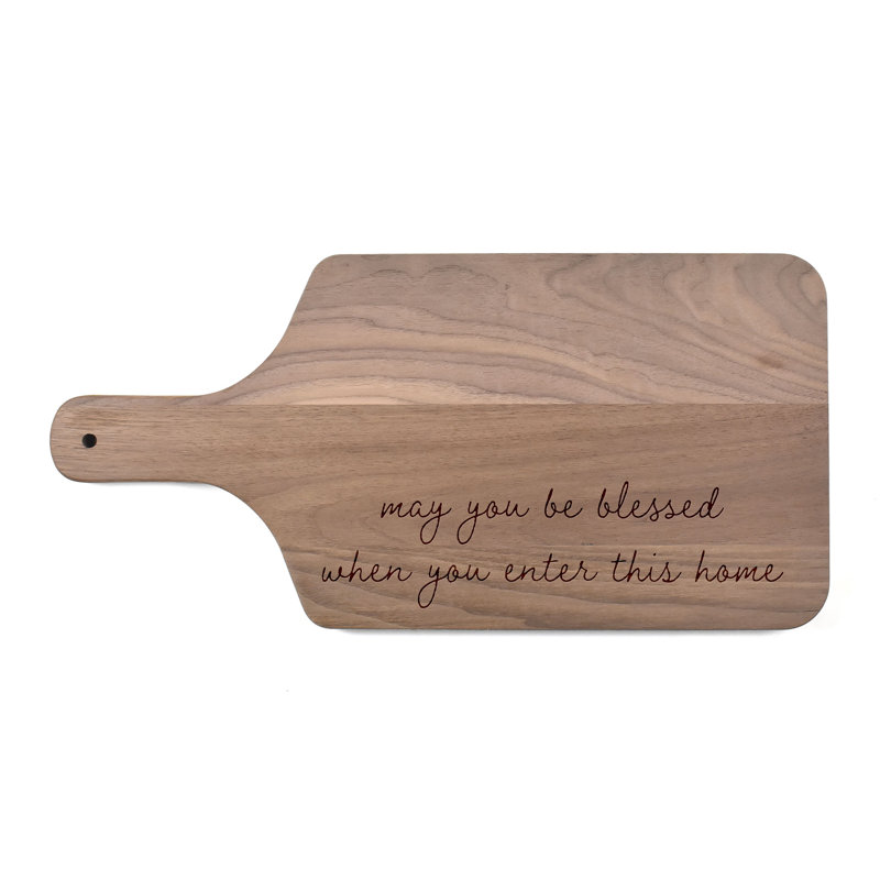 May You Be Blessed When Enter Home Paddle Cutting Board