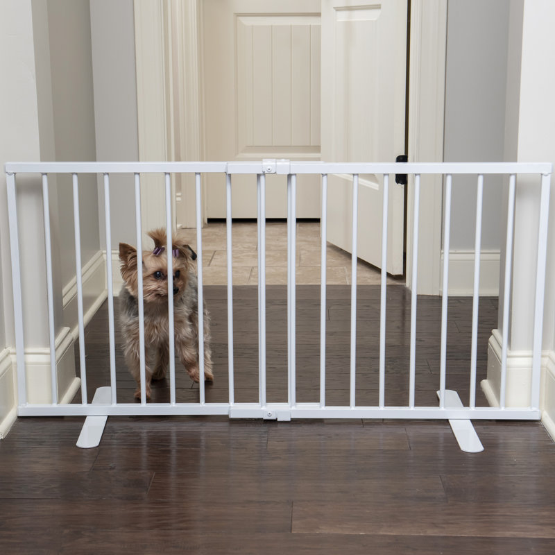 Metal Step Over Gate (Model MSOG), White
