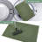 Kitchen-Rugs-Non-Slip-Kitchen-Mats-For-Floor Machine Washable Kitchen Rugs 2 Pieces Kitchen Carpet Runner With TPR Backing,Green,24X35inch/24X60inch