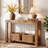 43.34'' Console Table with Shelves