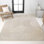 Tapis rayé beige / crème Aleysia-311327335