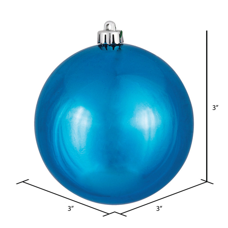 Holiday Décor Ball Ornament, Turquoise