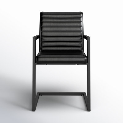 Doxie Genuine Leather Dining Armchair