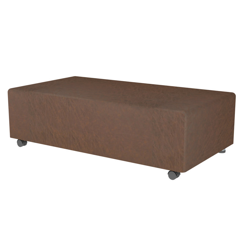 Repose-pieds mobile rectangulaire Pro Series, Noyer