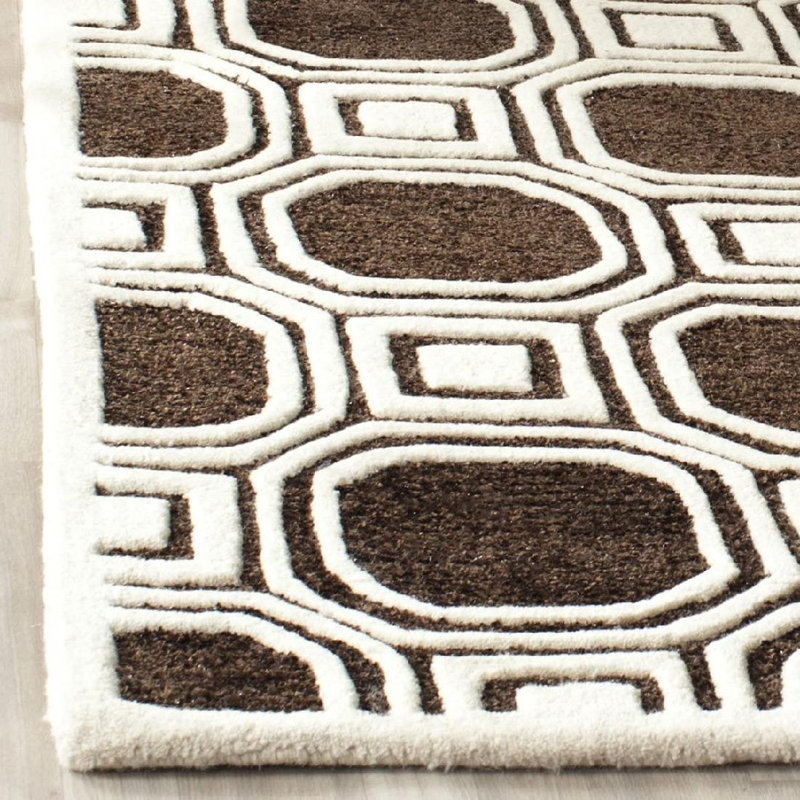 Tylane Hand Tufted Performance Abstract Rug, Rectangle 5' x 8'