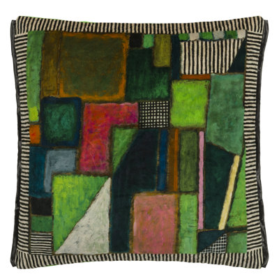 Raku Patchwork Decorative Pillow