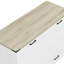Grand lit escamotable style ferme avec station de charge, lit plateforme pliable avec grand tiroir de rangement pour chambre d'amis, petite chambre, blanc