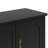 Green 3-door Storage Cabinet With Adjustable Shelves And Turned Legs-2022013618
