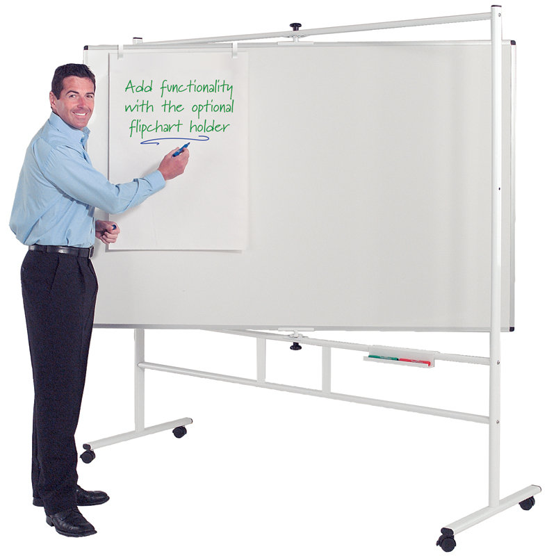 Free-Standing Whiteboard, 120 cm H x 180 cm W