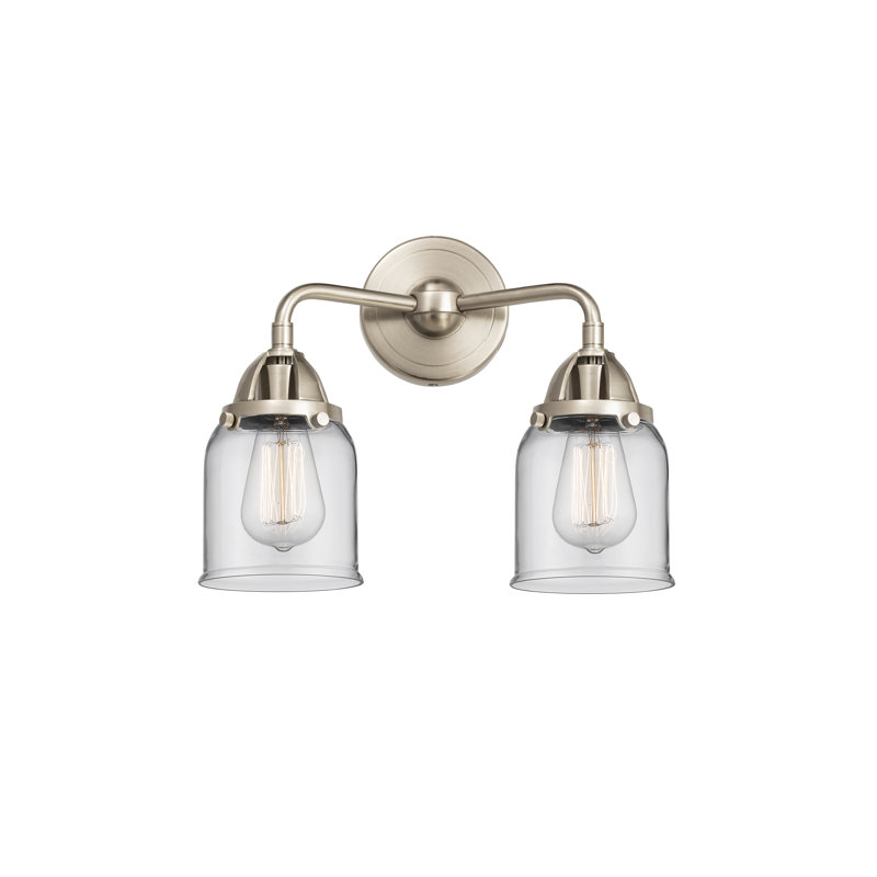 Shauna 2 - Light Vanity Light, Incandescent, Clear, Brushed Satin Nickel