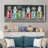 Navidad Blocks- Framed Canvas-110587339