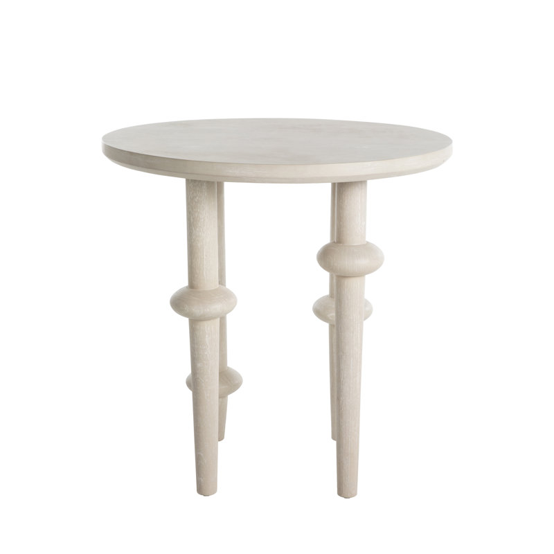 Aba Solid Wood End Table