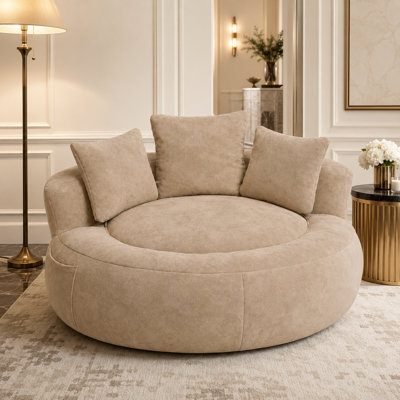 5FT Giant Bean Bag Chair with Foam Filler, Oversized Bean Bag Couch for Adults Teens, Comfy Floor Sofa Chair with 3 Pillows, Lazy Beanbag Lounger for Living Room, Bedroom, Game Room, Dorm