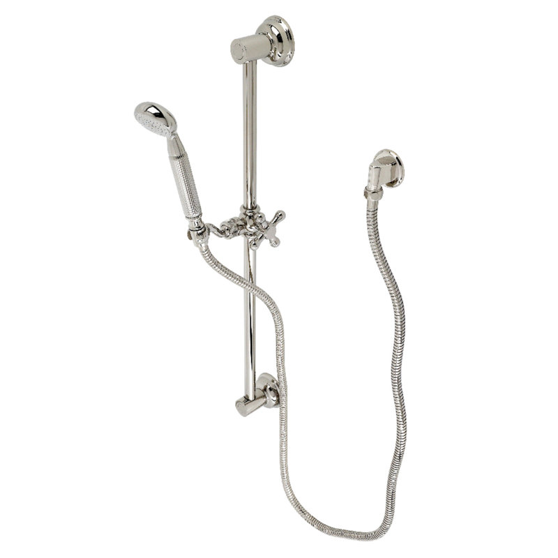 Kingston Brass Made to Match Shower System with Slide/Grab Bar and Hand Shower