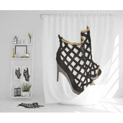 Nephtali Polyester Shower Curtain Set