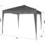 Janvey 3m x 3m Steel Pop-Up Gazebo-1138200619