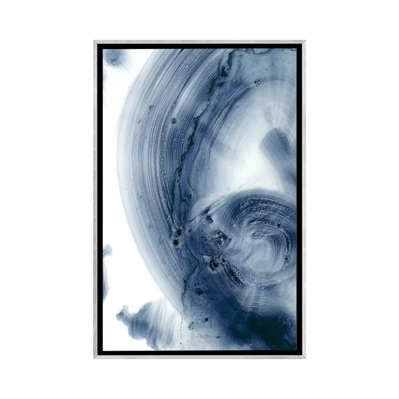 " Quasars II " by Ethan Harper, 48" H x 32" W x 1.5" D, Silver Framed, No Mat