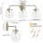 Karlei Dimmable Vanity Light with Hand Blown Glass Globe Shade-1682827100-1681131592-1682869785