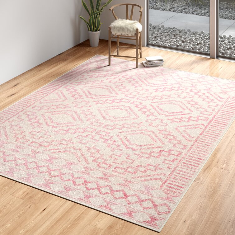 Aurelia Oriental Pale Pink/Cream Rug