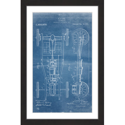 " Automobile 1919 Blueprint " by Steve King