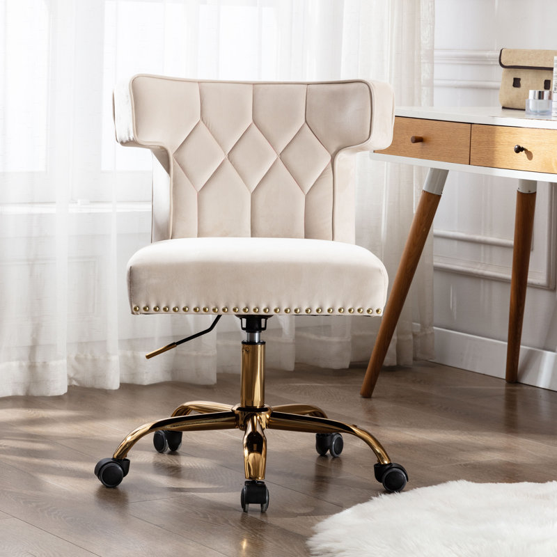 Chaise de travail gager, Beige