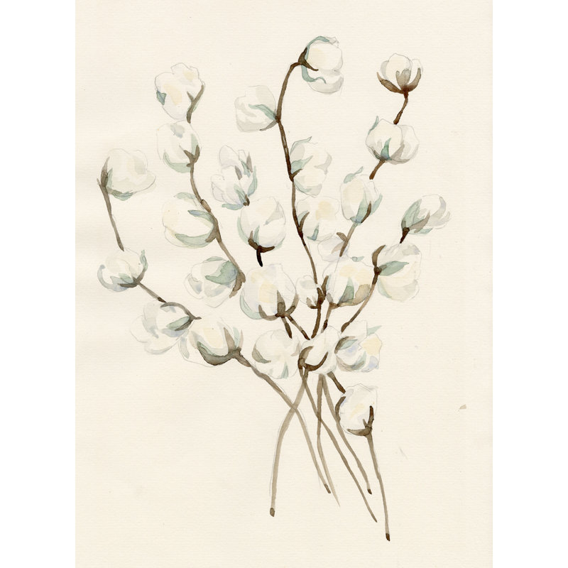 Coton - peinture sur toile tendue, H 36 po x l 24 po