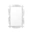 Edith Flat Metal Wall Mirror-64776304