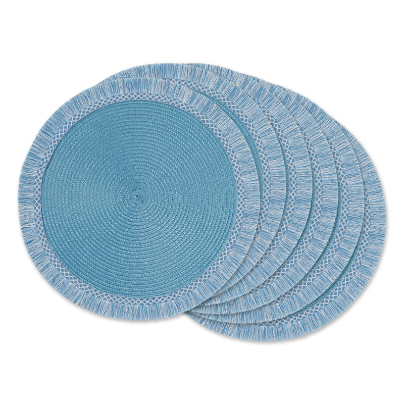 Ensemble de napperons 6 pièces Kraus, Bleu