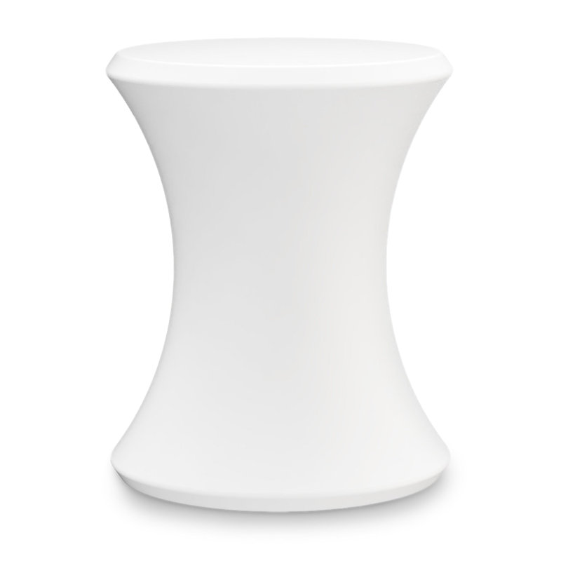 Table d'appoint d'extérieur moderne Coast, Blanc