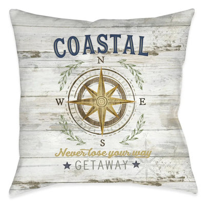 Coussin décoratif d'extérieur Coastal Getaway