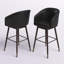 Tabouret de bar à dossier moyen de qualité commerciale avec pieds en bois de hêtre et dossier courbé-546541588-546541673-546541589