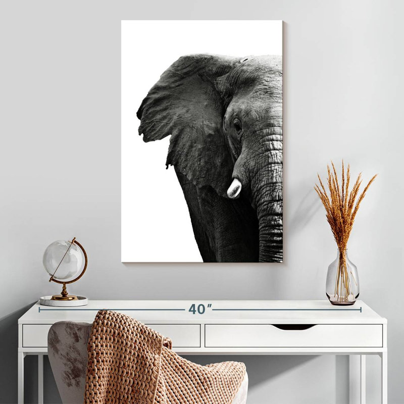 Éléphant d'Afrique ridé Brampt, H 30 po x l 20 po