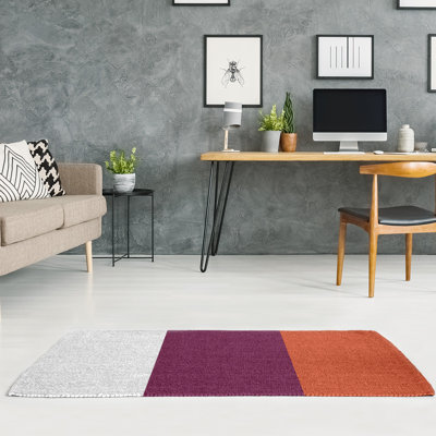 Tapis rose/orange