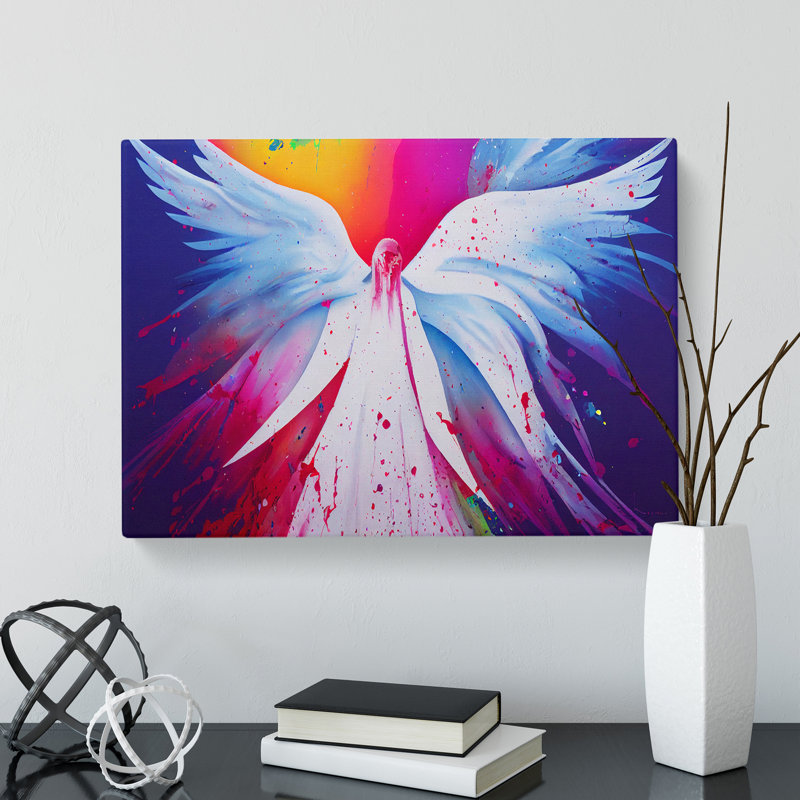 Angel Painted Vol.3 Abstract - Wrapped Canvas, 35cm H x 50cm W x 3cm D