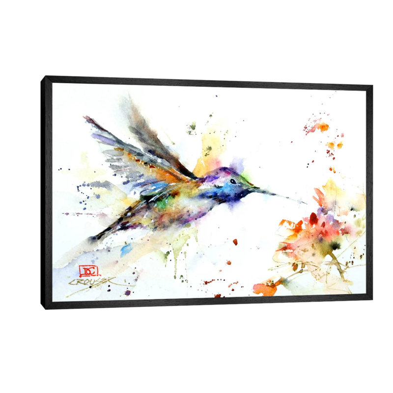 Journey by Dean Crouser - Painting on Canvas, 66.04 cm H x 45.72 cm W, Black Framed