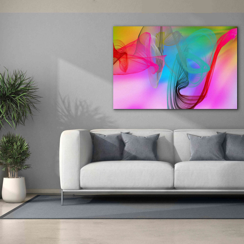 «Color In The Lines 8» par Irena Orlov, estampe numérique sur toile, 26 po x 18 po, H 40 po x l 60 po x P 1,5 po