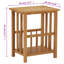 Bove Wood Free Standing Magazine Rack