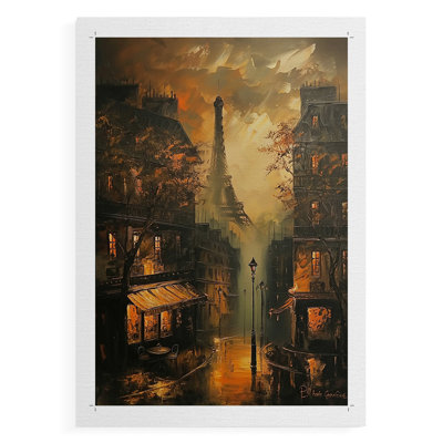 Paysages de la série CCCCL XXI - Impression sur toile seulement - NON-CADRE