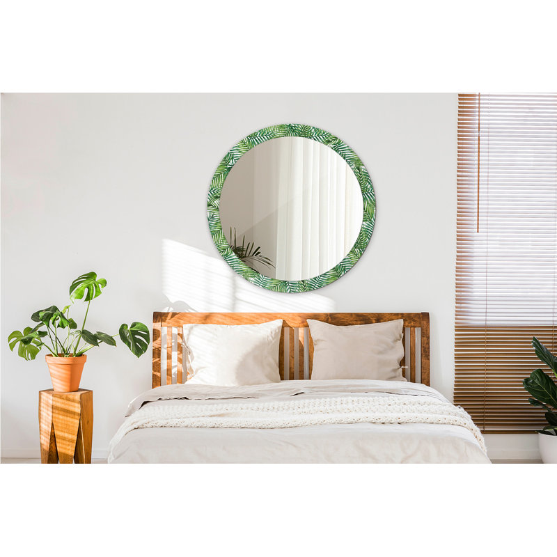 Huldar Glass Flat Wall Mirror