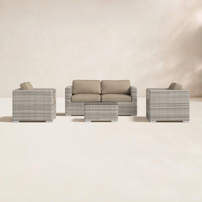 Estes 4-Person Sunbrella® Patio Seating Group