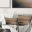 Coussin décoratif carré et pastel Sunset Over The Lake - Imprimé nautique et côtier-60158471