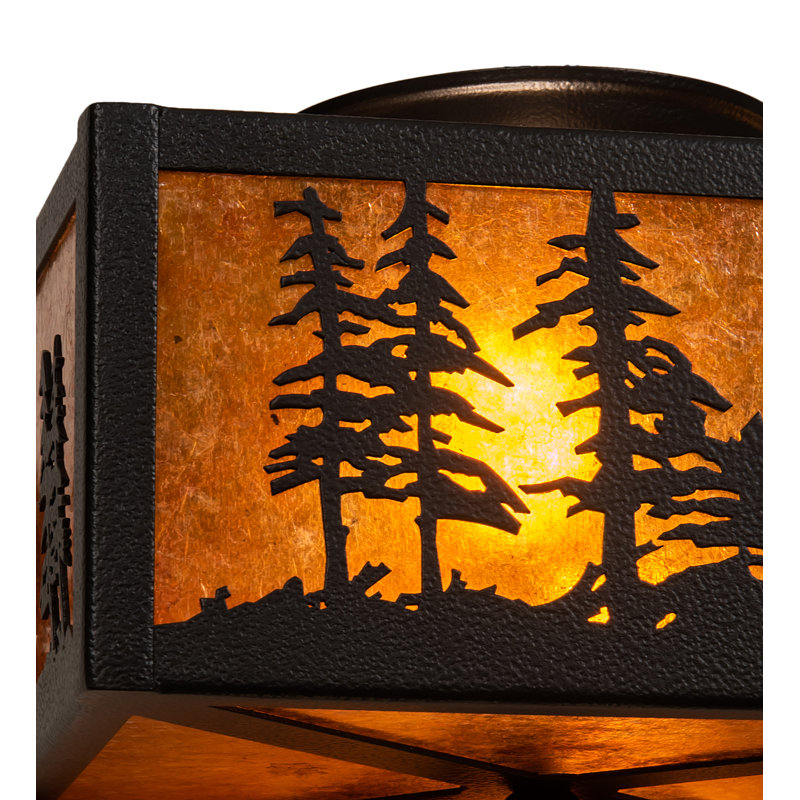 Flint Fabric Flush Mount