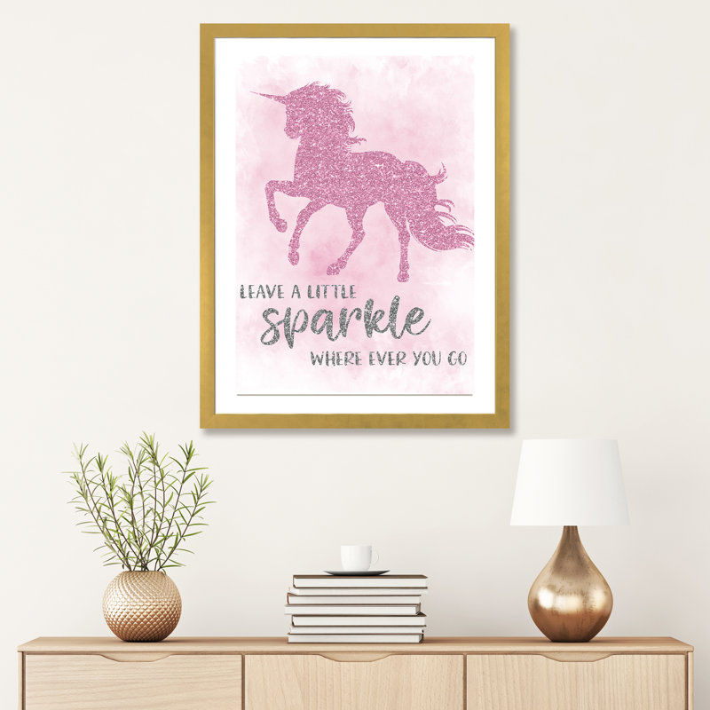 Art sparkle, H 32 po x l 24 po x P 1 po, Papier encadré doré