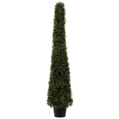 Artificial Boxwood Cone In Pot UV
